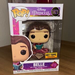 Funko Pop Belle Diamond Collection Hot Topic Exclusive Disney Sealed